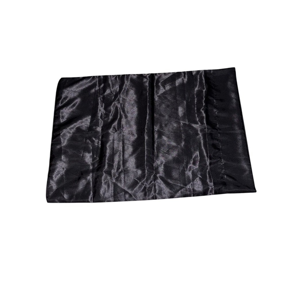 black satin pillowcase